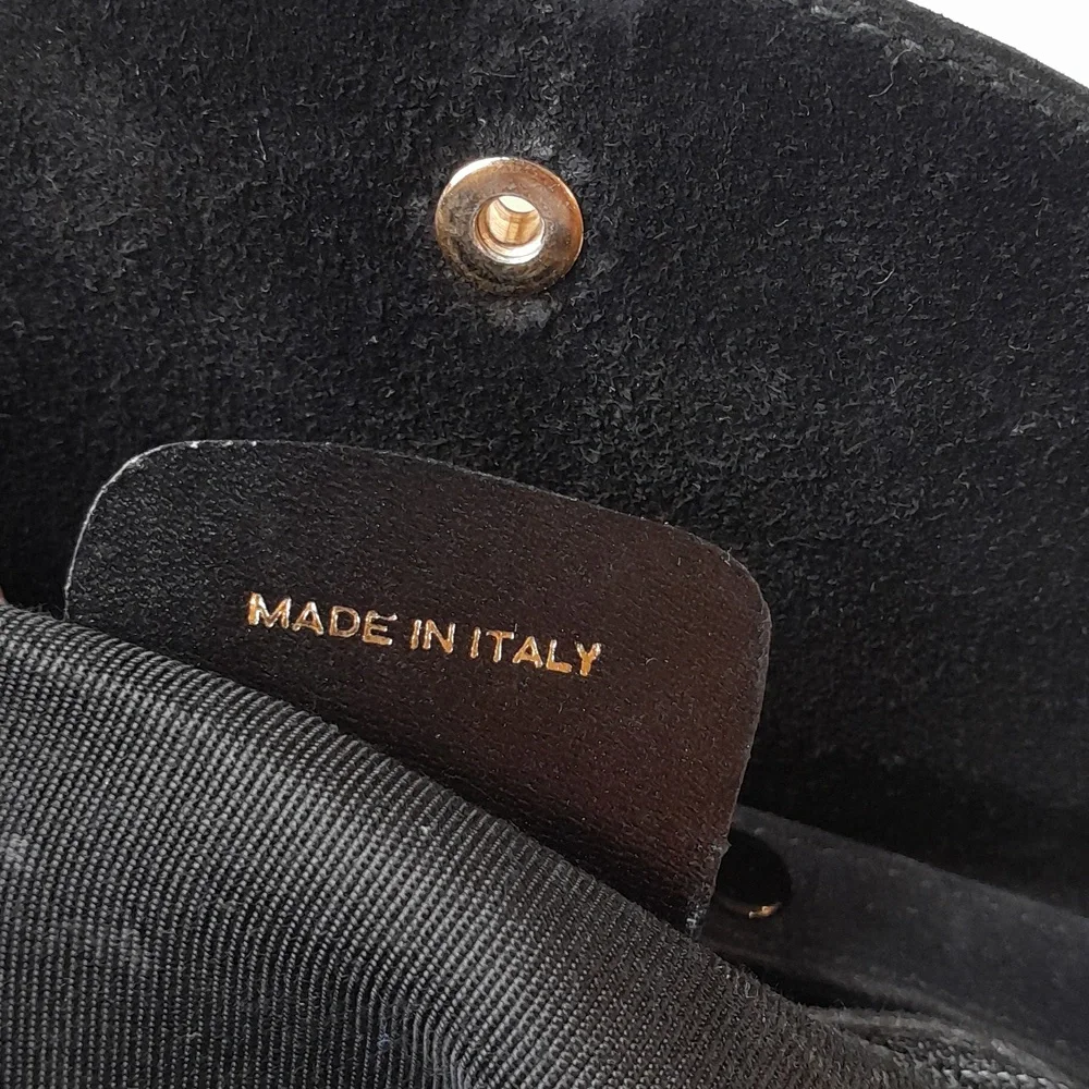 Paloma Picasso  Vintage Suede Chain Cross body Bag! - Picture 5 of 15